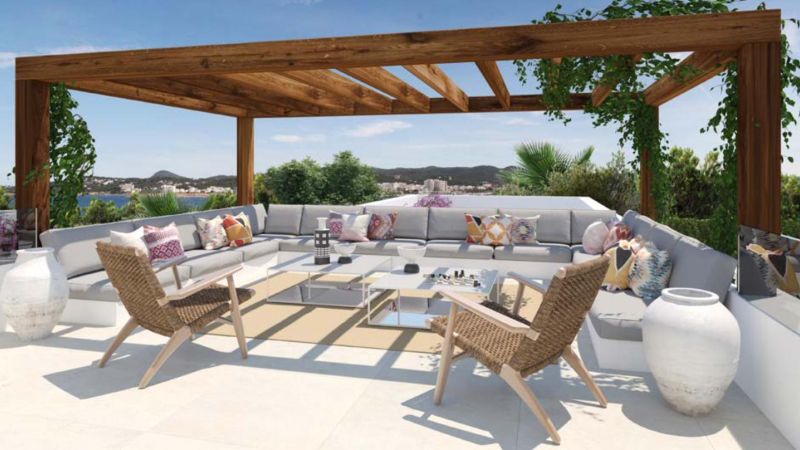 Newly built villa with sea views located in San José - Ibiza